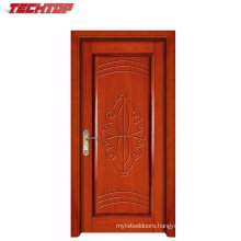 Tpw-070 China Carving Wooden Single Main Entrance Door Design